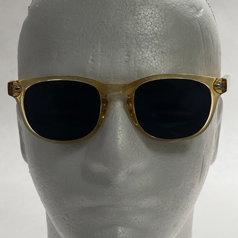 Zenni Optical Eyeglass Frames Only Translucent Yellow Gold Cats Eye